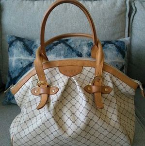 Authentic Rioni Signature Print Satchel Bag
